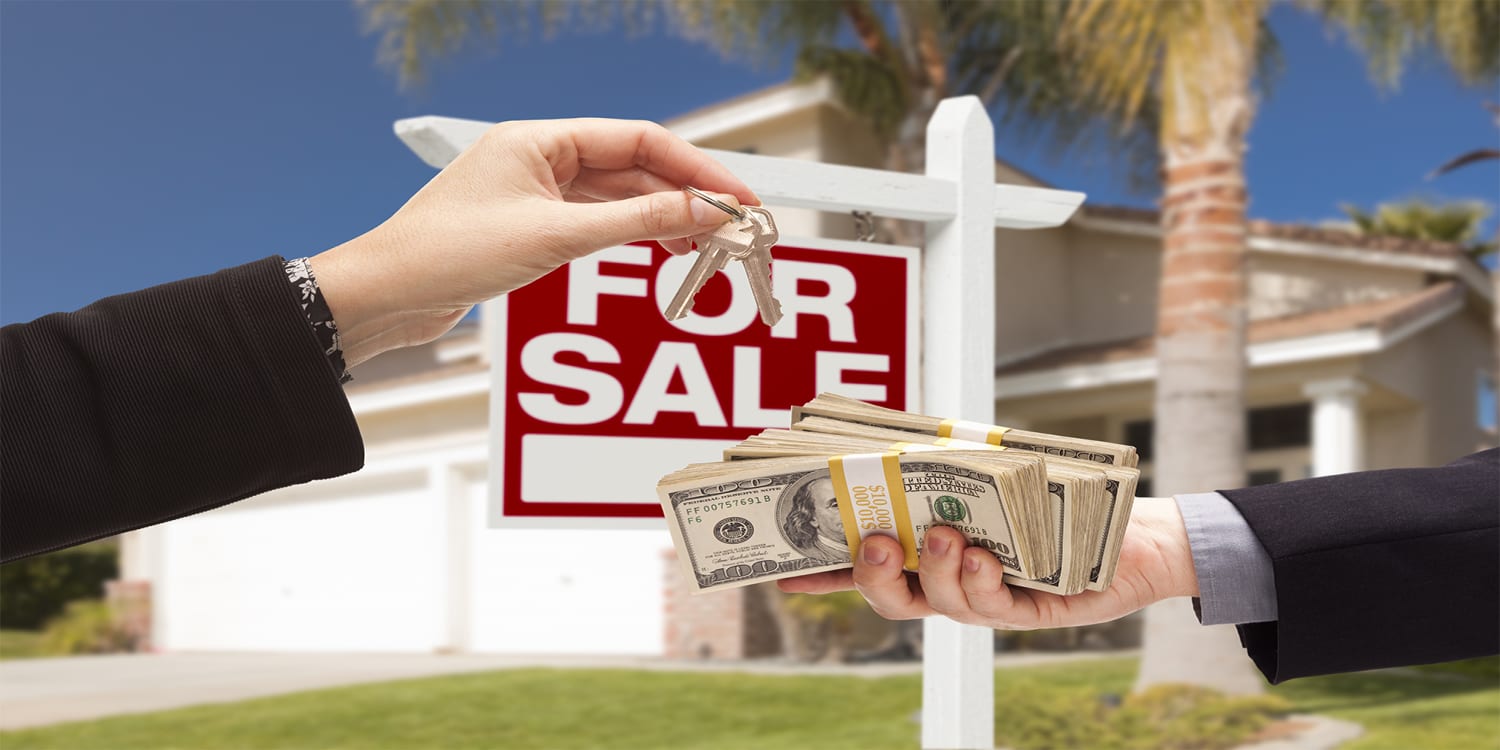 Cash home sale